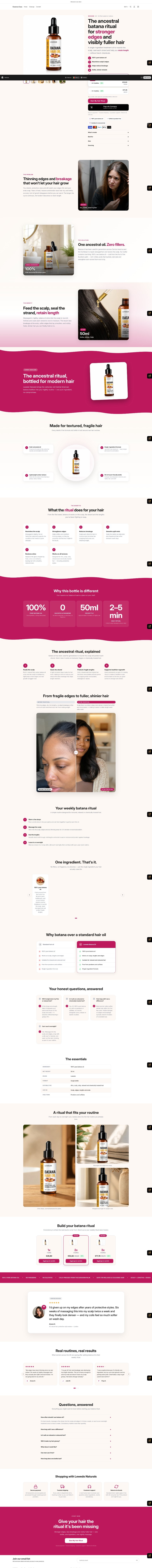 Complete product page generated by VyroxAI
